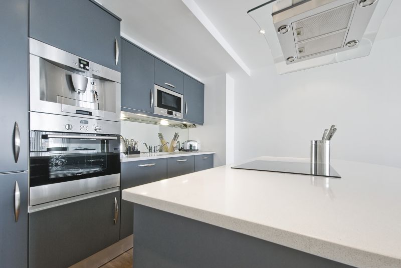 Maximizes cabinet and counter space